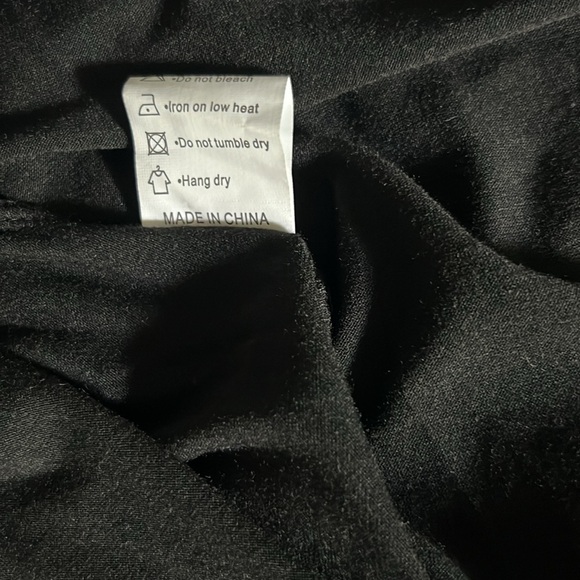 Black Midi Summer Dress, Size M - Picture 6 of 6